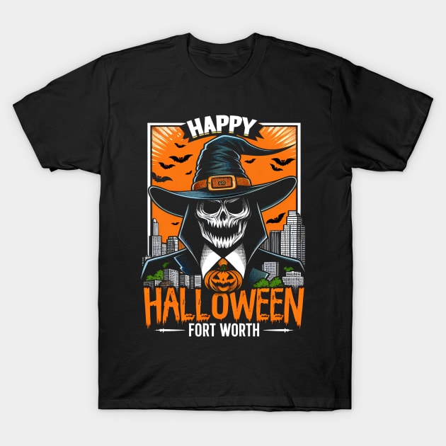 Fort Worth Halloween T-Shirt by Americansports